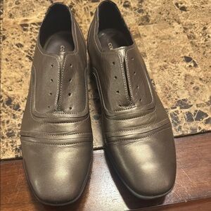 Cole Haan women’s Taupe Leather Loafers